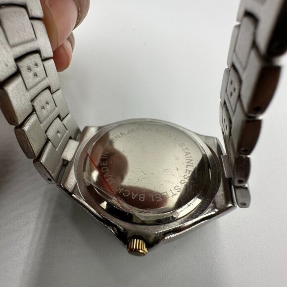 3/$30 Bell & Rose Watch Men Silver Gold Two Tone Round Face 39MM 8.75" - Picture 5 of 14